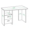 Стол письменный Нельсон Lite СКЛ-Трап120 Стол письменный Нельсон Lite СКЛ-Трап120