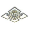 Светодиодная люстра 8041/4+1 CHR