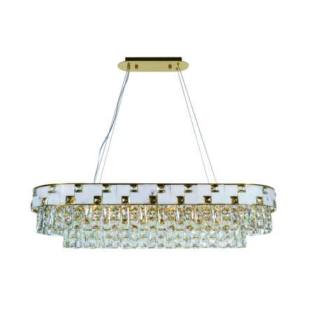 5776P/10A PLATING BRASS+CLEAR (1) Люстра NW 