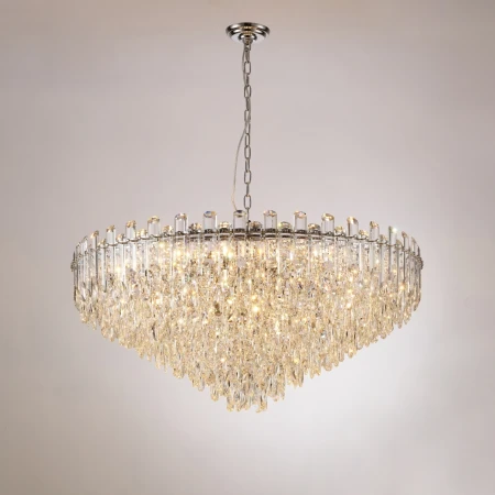 NW076-ф1000*H480 CHROME (1) Люстра (в 2-х коробках) NW 