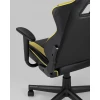 Игровое кресло Topchairs Impala, желтый, черный, экокожа