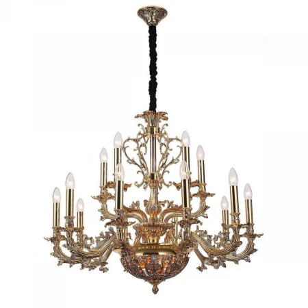 Подвесная люстра Lucia Tucci Firenze 1780.15.3 Antique Gold