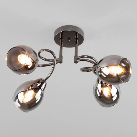 Люстра Eurosvet 30171/4 черный жемчуг Roselyn