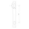 Потолочный светодиодный светильник Arlight SP-Quadro-S250x250-25W Warm3000 034787