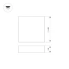 Потолочный светодиодный светильник Arlight SP-Quadro-S400x400-40W Day4000 034798