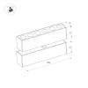 Трековый светодиодный светильник Arlight Mag-Dots-Fold-25-S600-18W Warm3000 034221