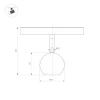 Трековый светодиодный светильник Arlight Mag-Orient-Orb-R60-10W Warm3000 036808 Трековый светодиодный светильник Arlight Mag-Orient-Orb-R60-10W Warm3000 036808