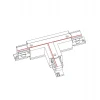 Коннектор T-образный правый 1 Nowodvorski Ctls Power 8241