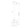 Подвесной светильник Eurosvet Lotus 50221/1 дымчатый Подвесной светильник Eurosvet Lotus 50221/1 дымчатый