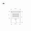 Встраеваемый светодиодный светильник Arlight LTD-GROUND-R110-15W Day4000 033578