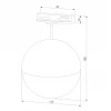 Трековый светильник Elektrostandard Glob GX53 черный MRL 1015 a053136