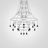 Подвесная люстра Imperium Loft Vibia Wireflow 75118-22