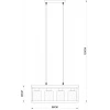 Подвесная люстра Arte Lamp Dublin A7025SP-4BK