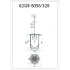 Подвесной светильник Garda Decor 62GDM-8056-320