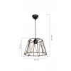 Подвесной светильник Toplight Georgiana TL1607H-01BK
