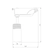 Трековый светодиодный светильник Elektrostandard Riffe 9W 4200K 85512/01 a061662