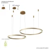 Подвесной светодиодный светильник Crystal Lux Fortuna SP123W Led Gold