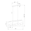 Подвесная люстра TK Lighting 4827 Marlon