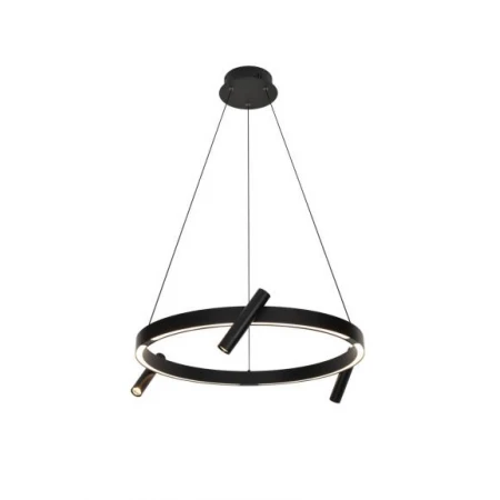 Люстра подвесная Alfa Light F3924-15 black 75W D60*H12 0