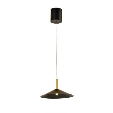 Люстра подвесная Alfa Light F3924-24 black+gol d 5W φ32*14*H(45,210）