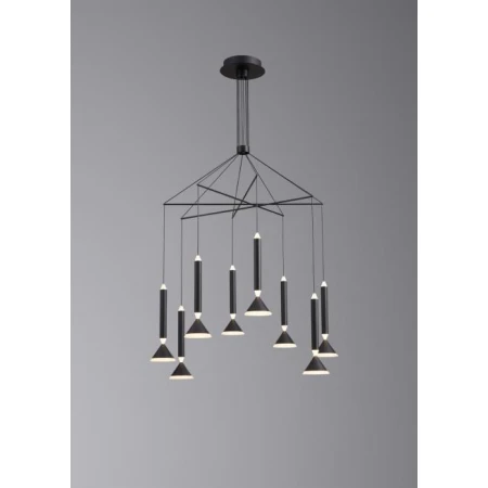 Люстра подвесная Alfa Light F3024-44 BLACK