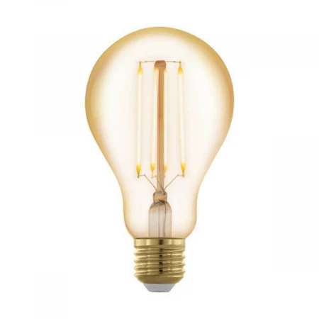 Лампа светодиодная филаментная диммируемая Eglo E27 4W 2200К янтарь 12858
