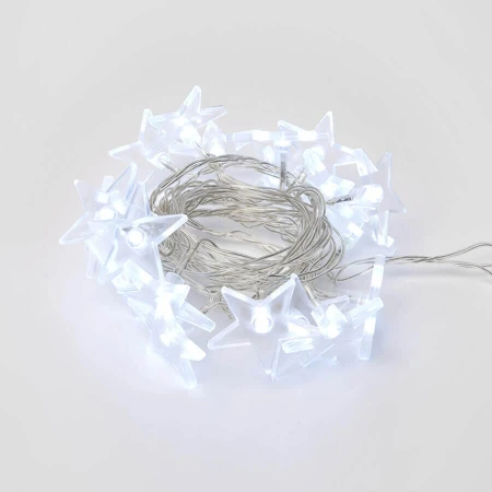 Светодиодная гирлянда Uniel звездочки 220V белый ULD-S0280-020/DTA White IP20 STARS 07920