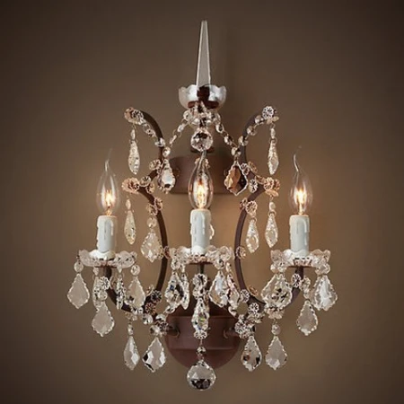 Бра Loft-Concept RH Rococo Iron & Crystal Chandelier 44.493-0