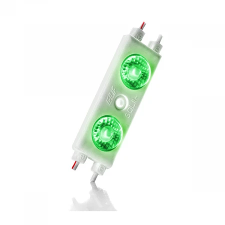 Модуль светодиодный ELF SOL+, 2SMD диод 2835, зеленый ELF-SOL+ 2 2835 G