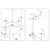 Подвесная люстра Ambrella Light High Light Modern LH57123