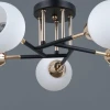 Потолочный светильник ILLUMICO IL0689-5CSQ-24 BK FGD LIBRA