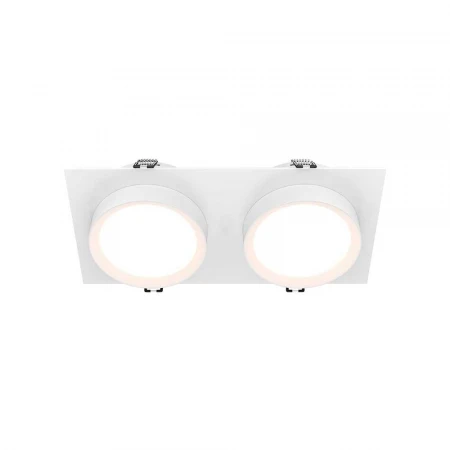 Встраиваемый светильник Maytoni Technical Hoop DL086-02-GX53-SQ-W