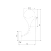 Бра Eurosvet Calyx 60168/1 латунь