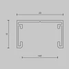 Шинопровод накладной Maytoni Technical Busbar trunkings Basity TRX172-112B