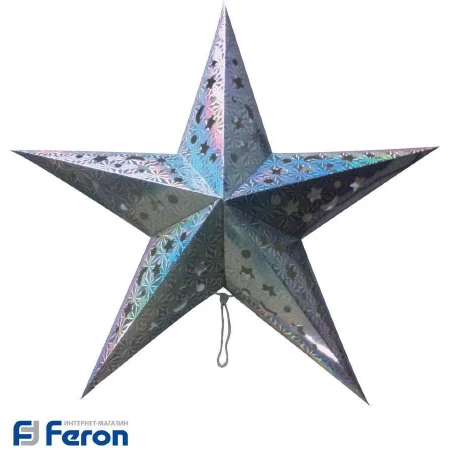 Новогоднее украшение "серебряная звёздочка", lt102