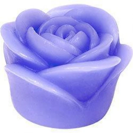 Светильник переносной "свеча роза" фиолетовая на батарейках cr2032 ,  1шт*1led красный, fl090