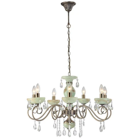 Люстра Arte Lamp A9592LM-7AB ONYX GREEN