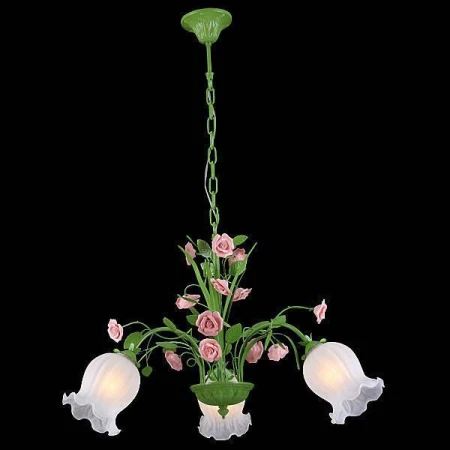 Люстра Natali Kovaltseva 11470/3C GREEN ROSE