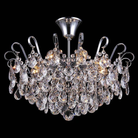 Хрустальная люстра Natali Kovaltseva HAPPY DIAMONDS I 11546/8C CHROME HAPPY DIAMONDS