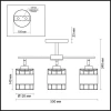 Потолочная люстра Lumion Kayden 3664/3C