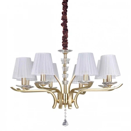 Подвесная люстра Ideal Lux Pegaso SP8 Ottone Satinato