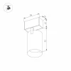 Трековый светодиодный светильник Arlight Mag-Spot-45-R85-3W Day4000 030654