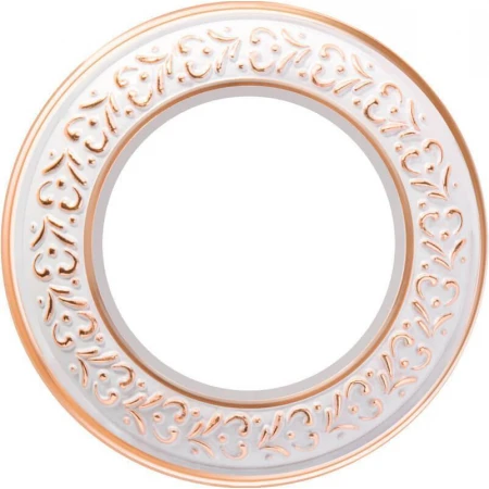 Рамка Werkel Antik Runda на 1 пост белое золото WL70-frame-01 4690389106477