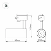 Трековый светодиодный светильник Arlight LGD-Gera-2TR-R55-10W Day4000 025903(1) Трековый светодиодный светильник Arlight LGD-Gera-2TR-R55-10W Day4000 025903(1)