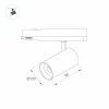 Трековый светодиодный светильник Arlight LGD-Nika-4TR-R100-20W Warm3000 031163